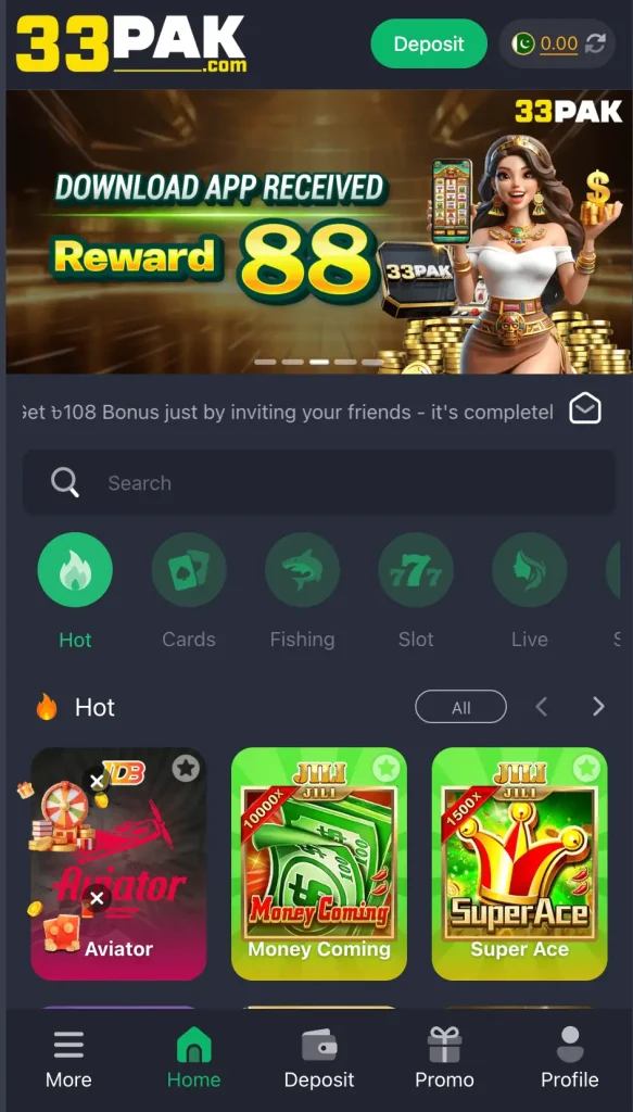 Download the latest 33Pak Game