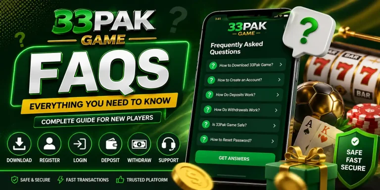 33Pak Game FAQs